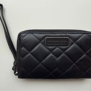 Marc by Marc Jacobs Quilted Black Wristlet